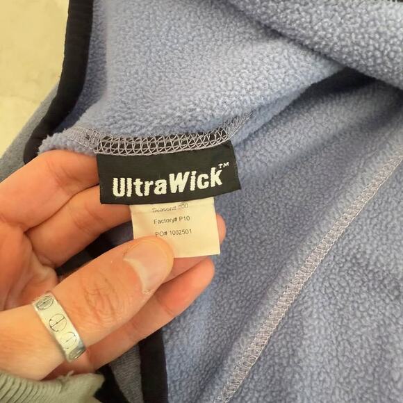 Vintage The North Face Fleece Quarter Zip Pullover Sweatshirt Women's Size Large - Picture 7 of 9